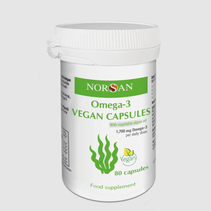 NORSAN OMEGA-3 VEGAN, 80 capsules