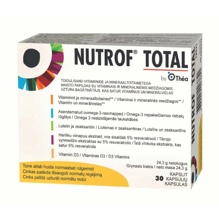 Nutrof Total, 30 capsules