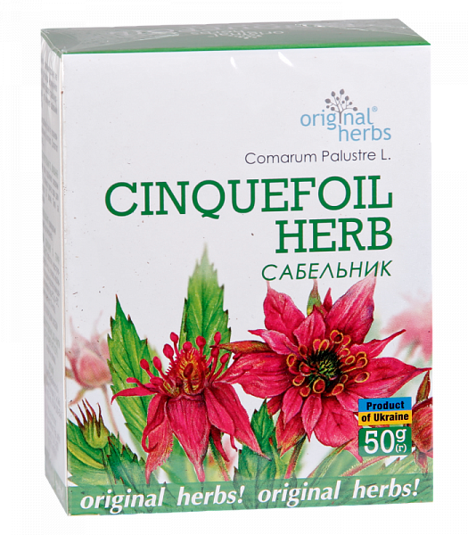 Original Herbs Cinquefoil Herb - Herbal Tea, 50 g