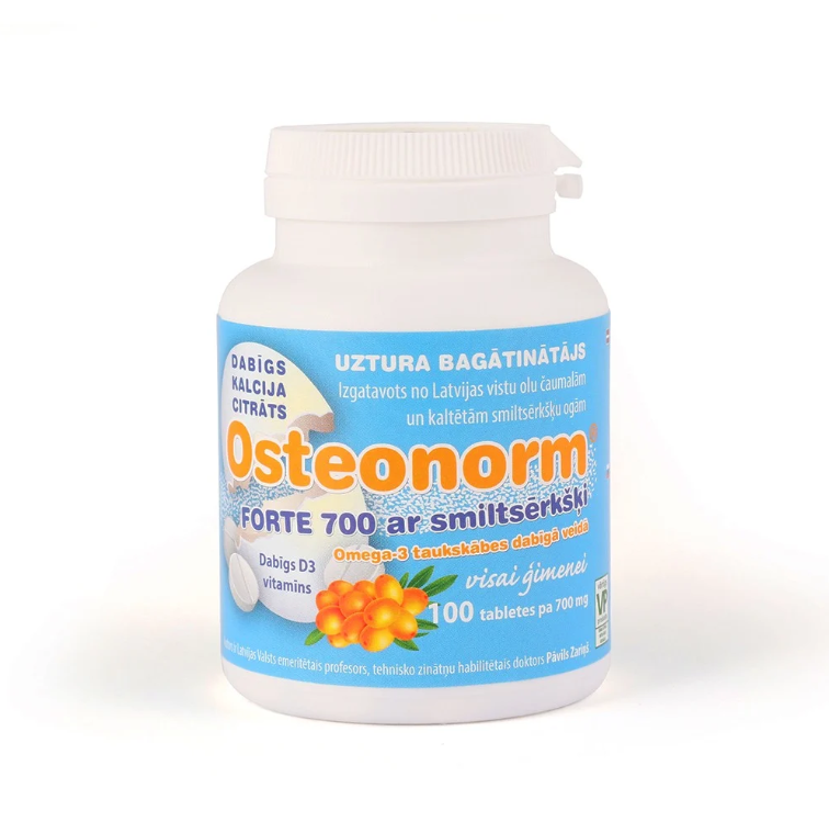 Osteonorm Forte 700 mg with Sea Buckthorn, 100 tablets
