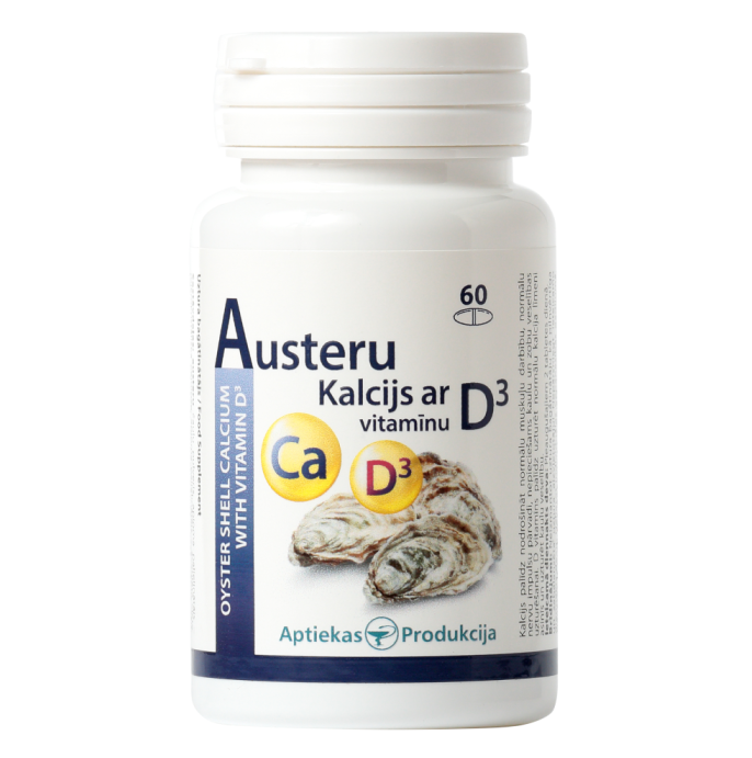 Oyster Calcium 500 with Vitamin D3, 60 tablets