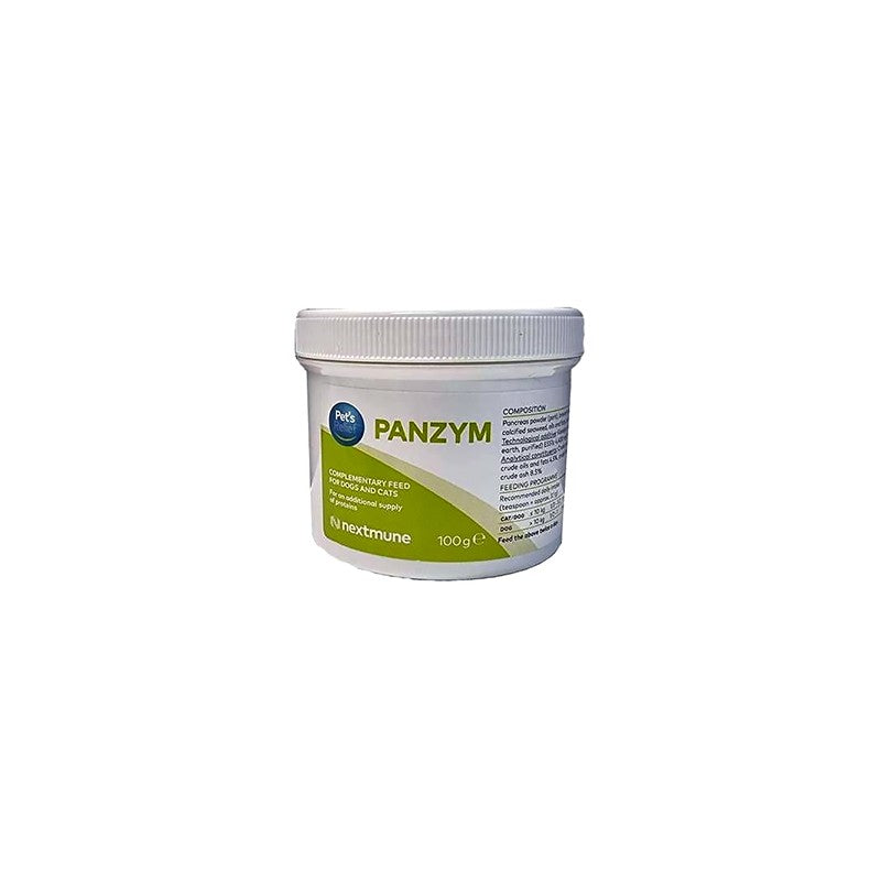 PANZYM - Digestive Enzyme Supplement for Dogs and Cats, 100g