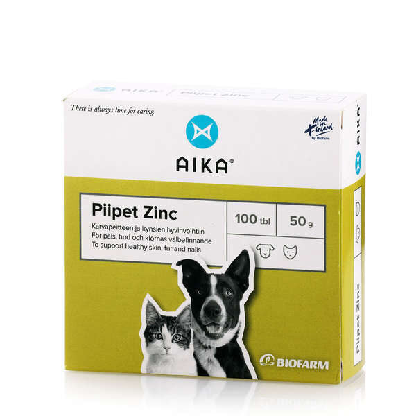 Pii-Pet Zinc - Pet Skin and Coat Supplement, 100 tablets