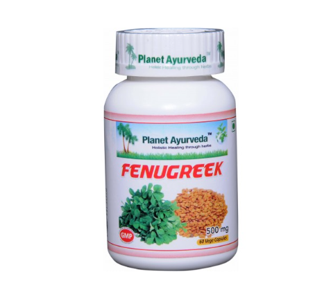 Planet Ayurveda Fenugreek Organic with Fenugreek Extract, 60 Capsules