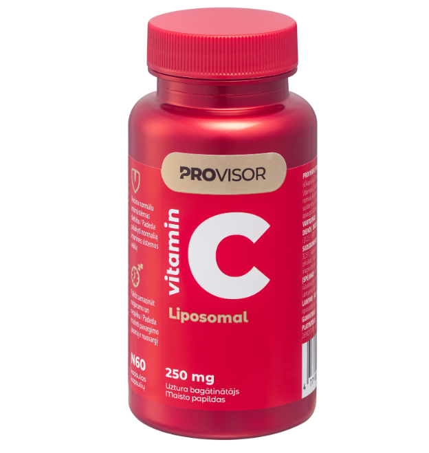PROVISOR Liposomal Vitamin C 250 mg, 60 capsules