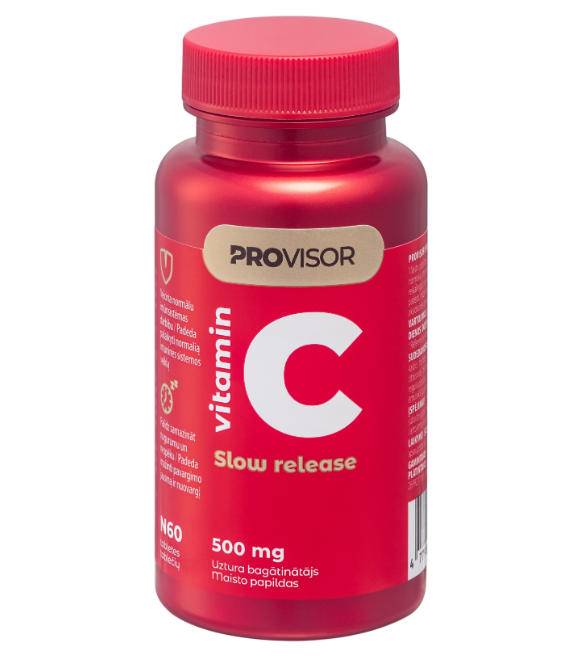 PROVISOR Vitamin C 500 mg Prolong, 60 tablets