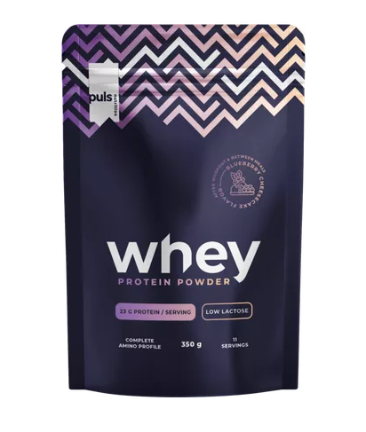 Puls Whey Protein Powder Blueberry Cheesecake Flavor, 350 g