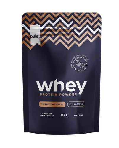 Puls Whey Protein Powder Double Chocolate Flavor, 350 g