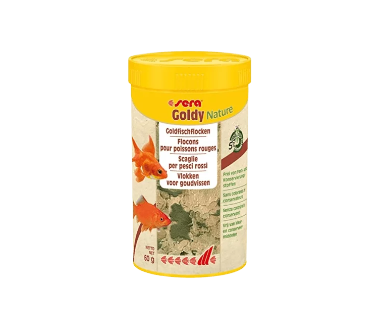 Sera Goldy Nature - Premium Goldfish Flakes, 60 g