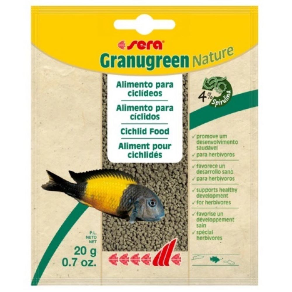 Sera Granugreen - Food for Fish, 20 g