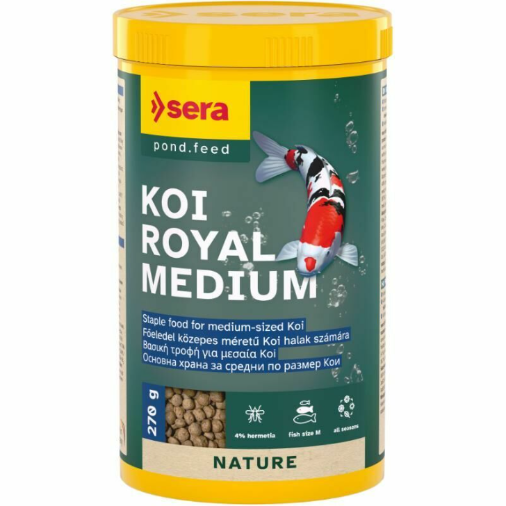 Sera KOI Royal Medium - Food for Pond Fish, 270 g