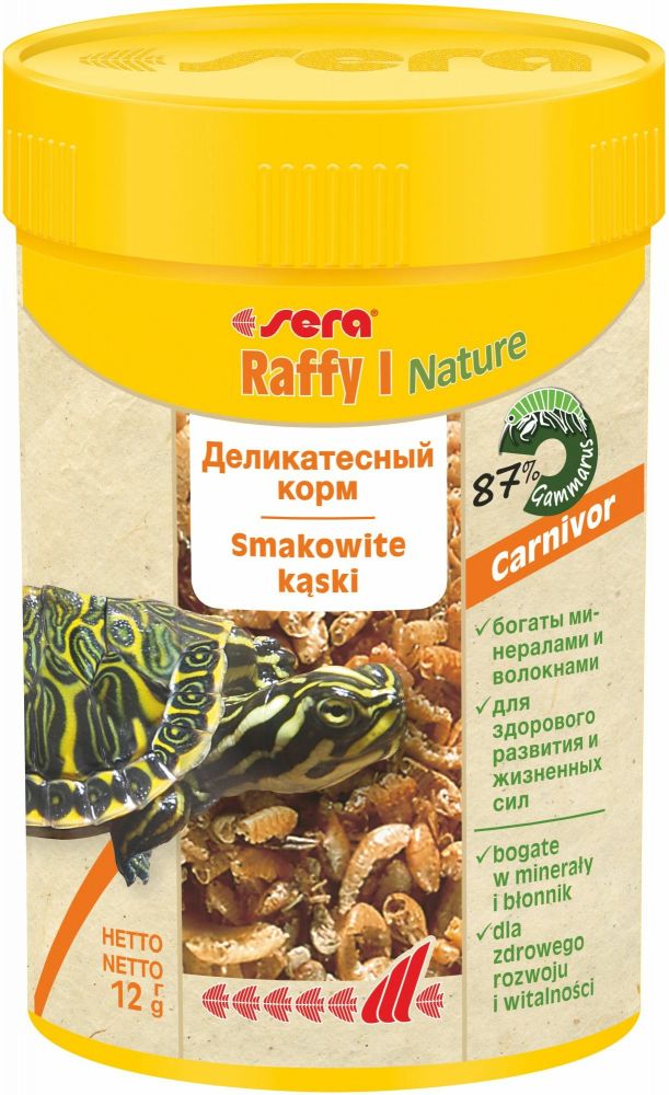 Sera Raffy I - Premium Reptile Food for Aquatic Turtles and Plesiosaurs, 100 ml