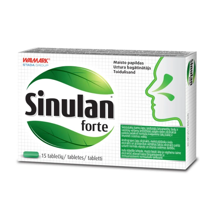 Sinulan Forte, 15 tablets