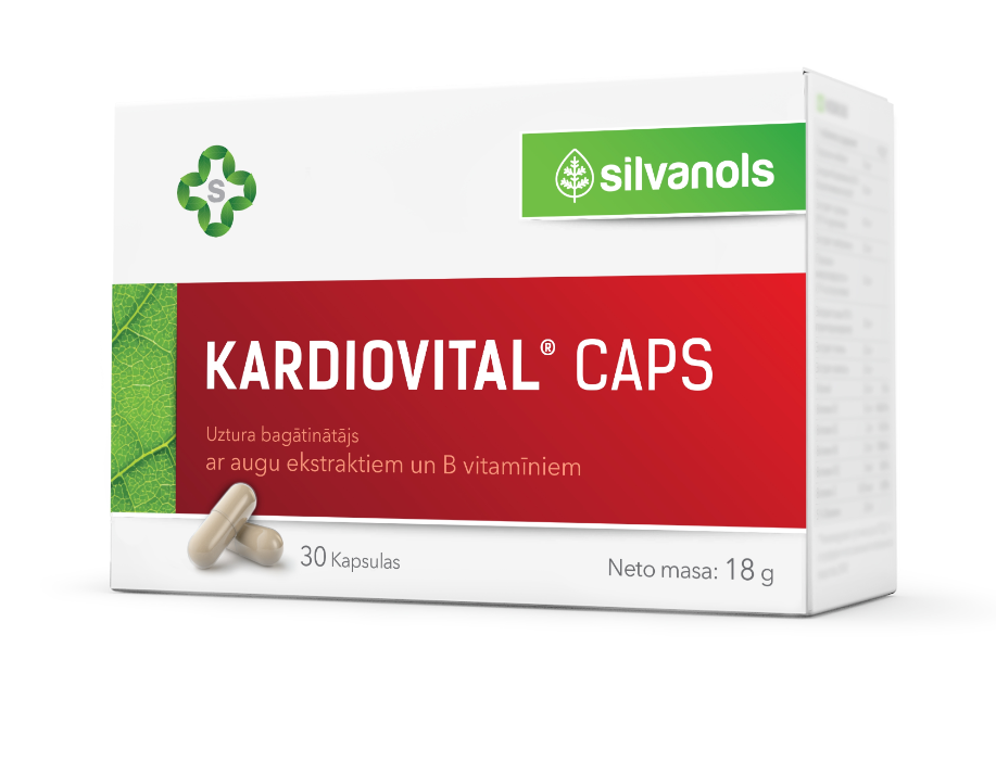 Silvanols Kardiovital Caps, 30 capsules