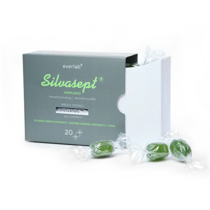 Silvasept Immuno, 20 caramels