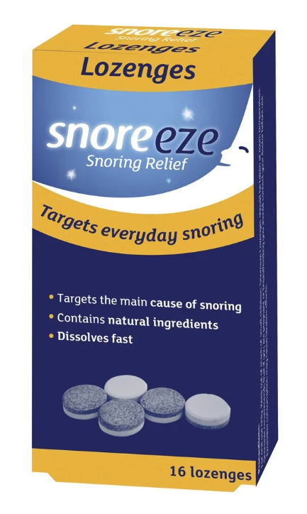 SNOREEZE Lozenges Against Snoring, 16 pcs