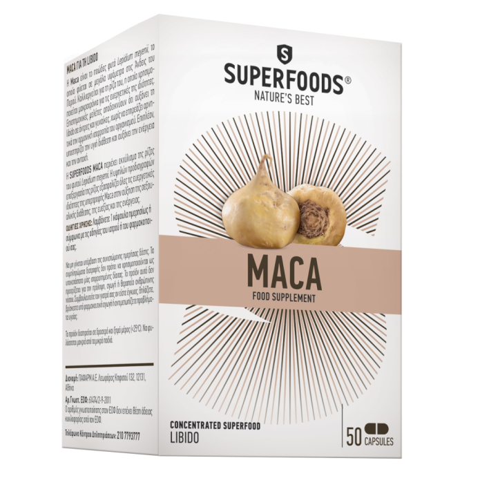 Superfoods Maca, 50 capsules