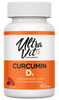 UltraVit Curcumin +D3, 60 capsules