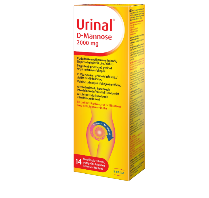 Walmark Urinal D Mannose, 14 effervescent tablets