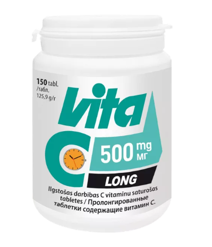 Vita C LONG 500mg, 150 tablets