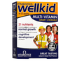 Vitabiotics Wellkid Multivitamins, Fruit Flavor, Children, Ages 4 - 12, 30 tablets