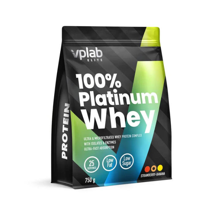VPLab Whey Protein Strawberry-Banana, 750 g