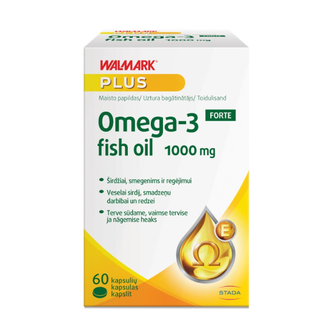 Walmark Omega 3 Forte 1000mg, 60 capsules
