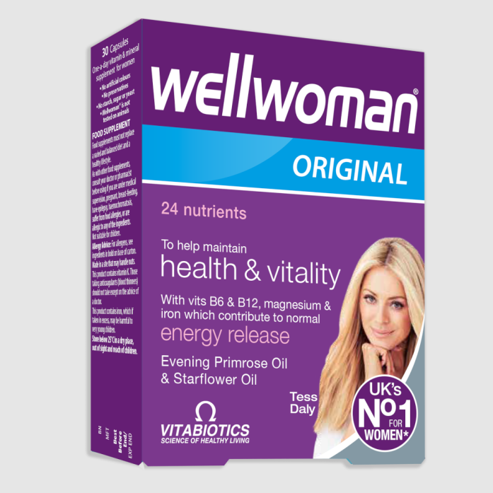 Vitabiotics Wellwoman Original Vitamins for Women, 30 capsules