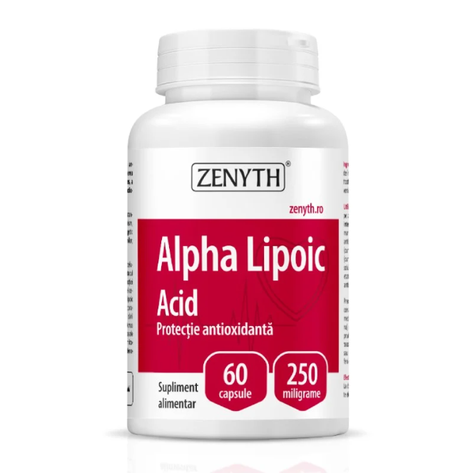 ZENYTH Alpha Lipoic Acid, 60 capsules