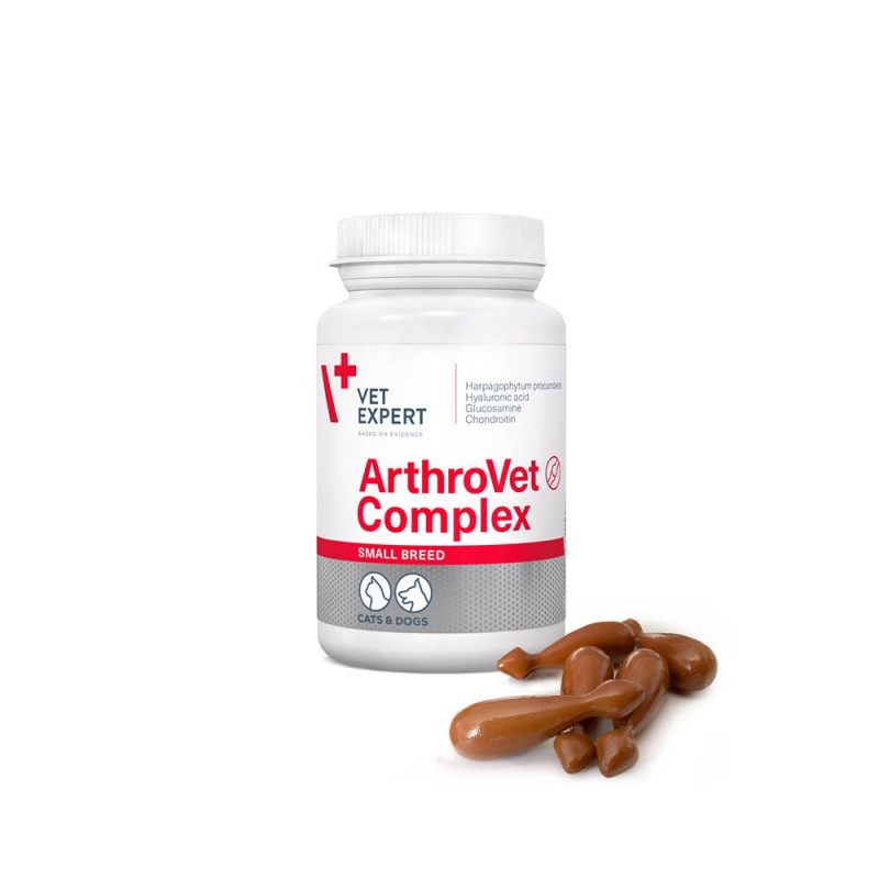 VetExpert Arthrovet Complex for Small Cats and Dogs for Joint Health, 60 capsules