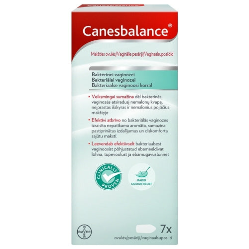 Canesbalance Vaginal Pessaries, 7 pcs