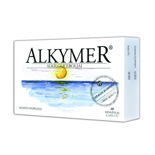 Alkymer Shark Liver Oil, 60 capsules