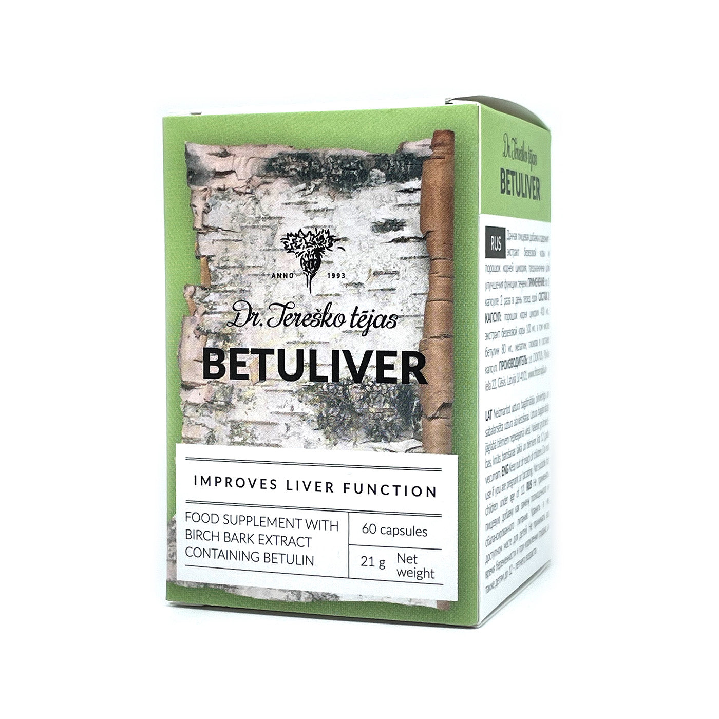 Betuliver for Promoting Liver Function, 60 capsules