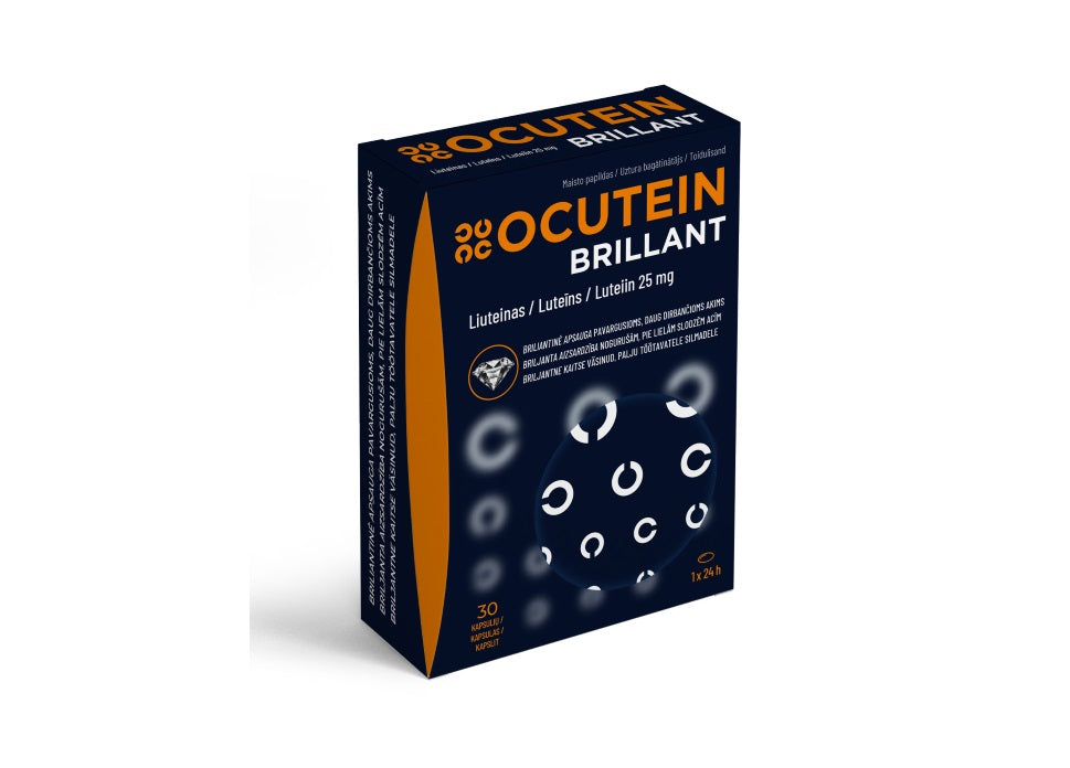 Ocutein Brillant Lutein 25mg, 30 capsules