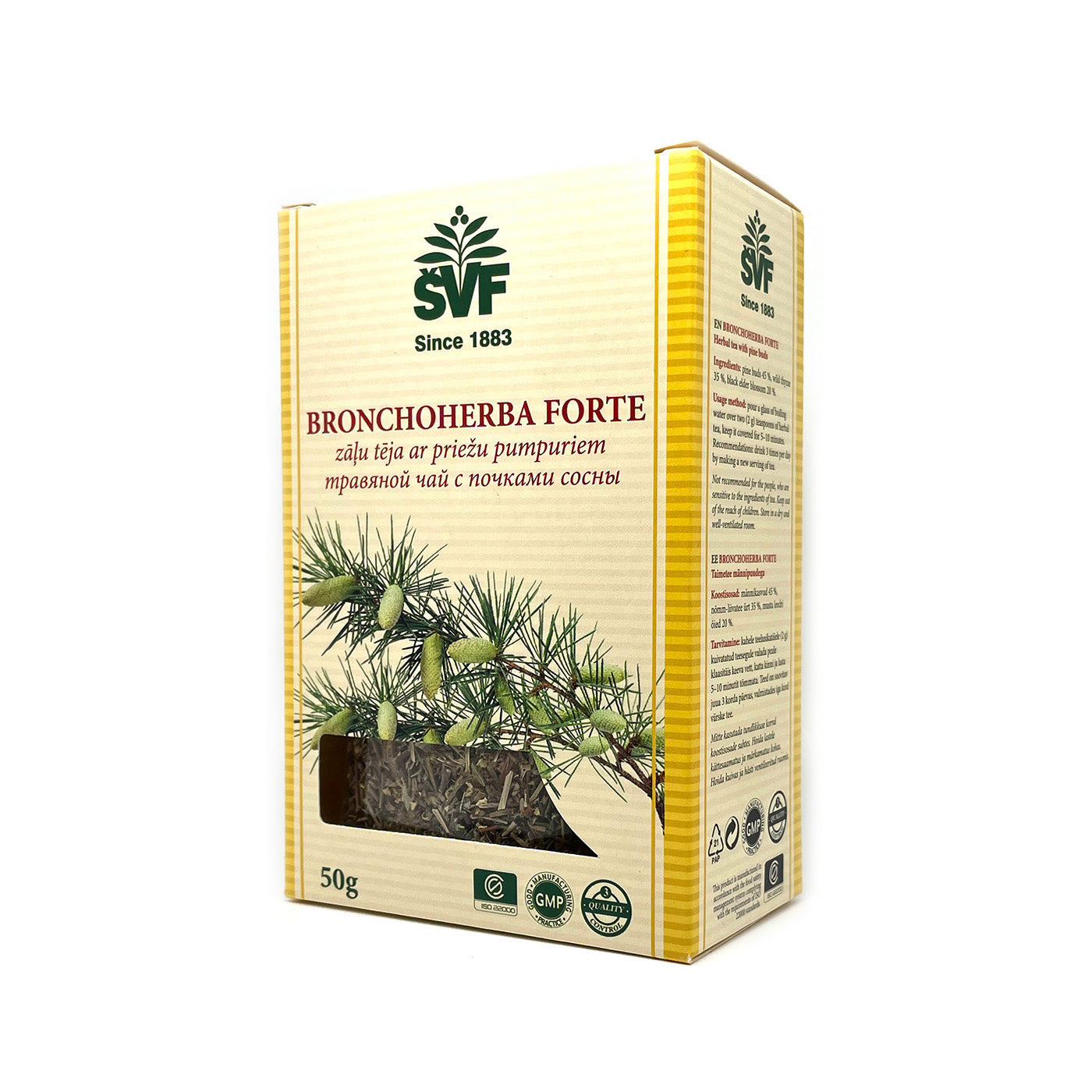 Tea Bronchoherba Forte with Pine Buds, 50 g
