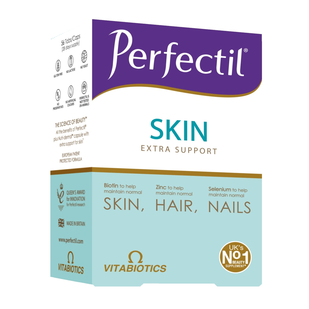 Perfectil Plus Skin for Skin, 28 tablets and 28 capsules