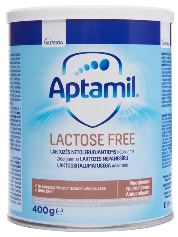 Aptamil LACTOSE FREE spec. Milk Mixture from Birth, 400 g