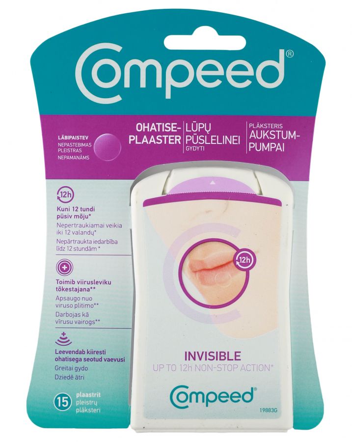 COMPEED Patches for Lip Herpes, 15 pcs