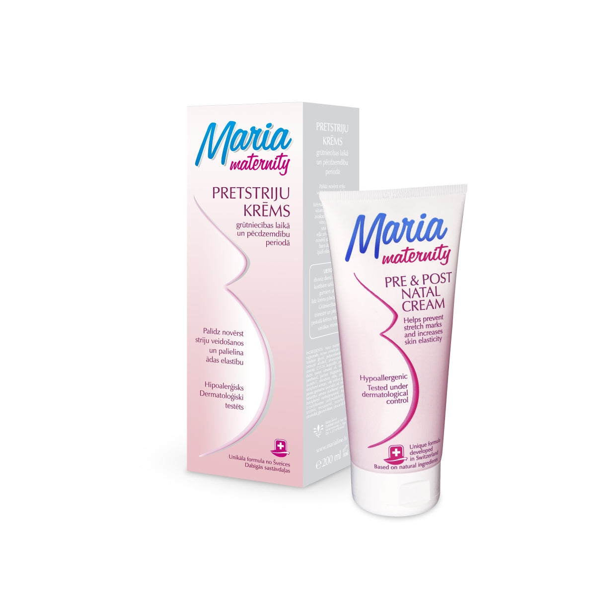 Maria Maternity Cream Against Skin Stretch Marks, 200 ml