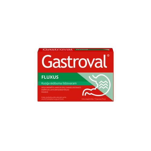 Gastroval Fluxus, 15 capsules