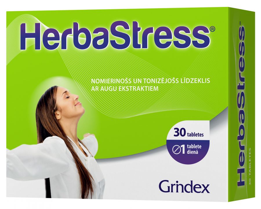 Herbastress Soothing and Toning Agent, 30 tablets