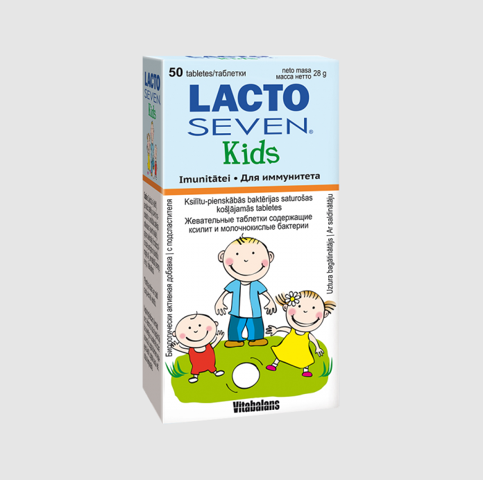 LactoSeven Kids for Children, 50 tablets