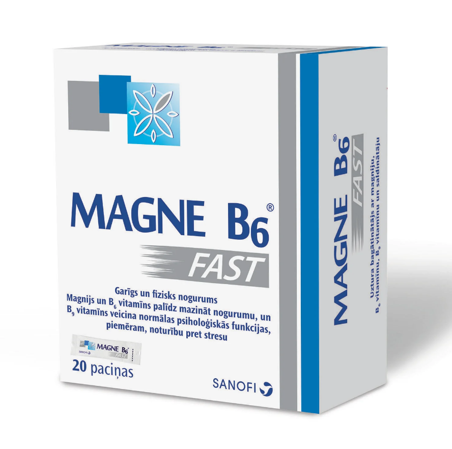 Magne B6 Fast (magnesium B6) 150 mg, 20 packets Magne B6 Fast (magnesium B6) 150 mg, 20 packets