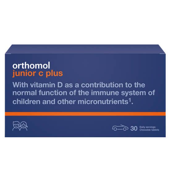 Orthomol Junior C Plus Forest Berry, 30 chewable tablets