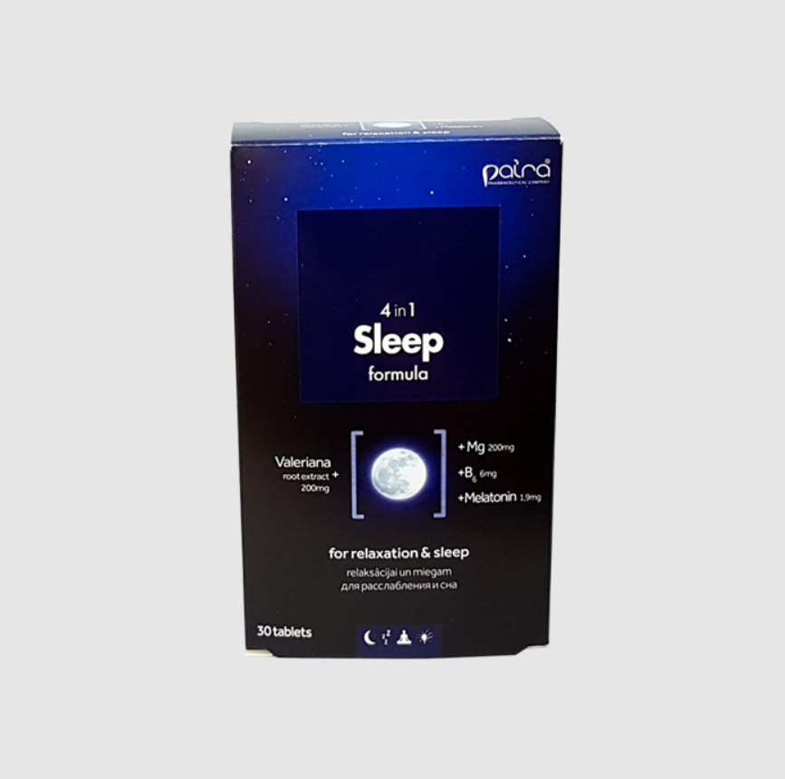 Sleep Formula 4 in 1, 30 tablets