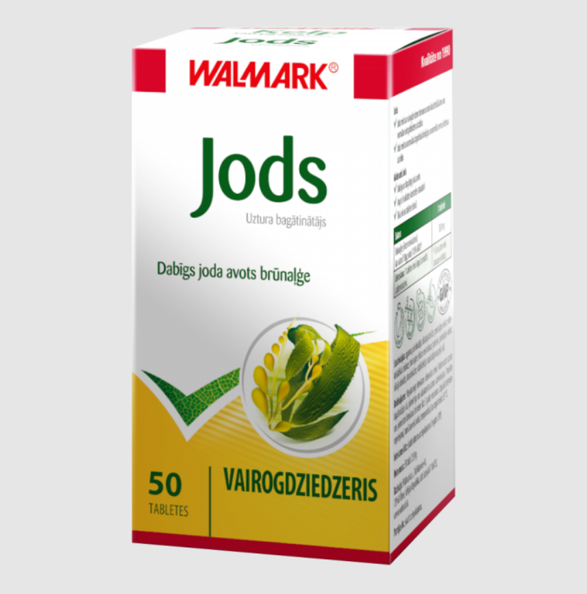 Walmark Iodine, 50 tablets